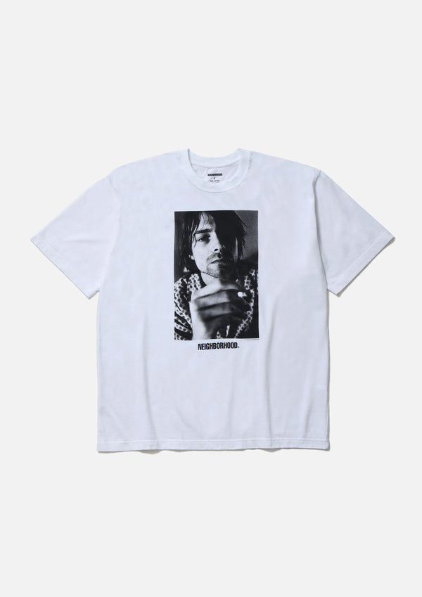 【NEIGHBORHOOD|ネイバーフッド】NH X CHARLES PETERSON . TEE SS-4(WHITE,BLACK)