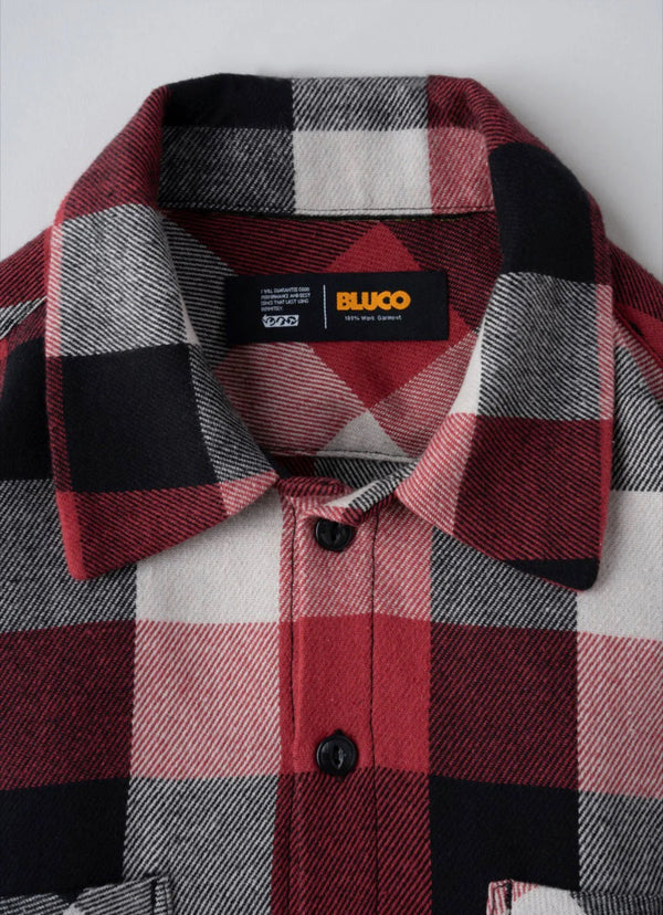 BUFFALO CHECK FLANNEL SHIRTS / バッファロー チェック フランネル シャツ(RED)