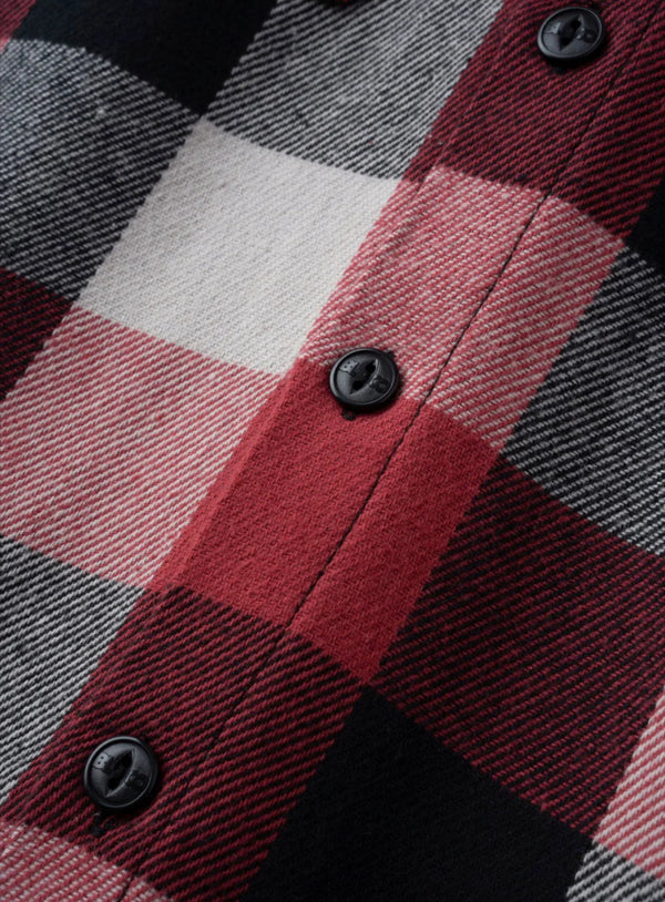 BUFFALO CHECK FLANNEL SHIRTS / バッファロー チェック フランネル シャツ(RED)