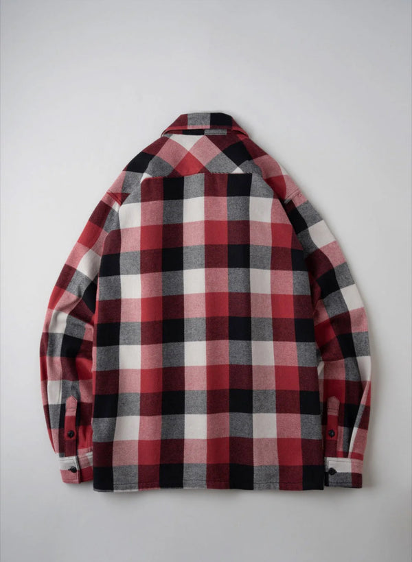 BUFFALO CHECK FLANNEL SHIRTS / バッファロー チェック フランネル シャツ(RED)