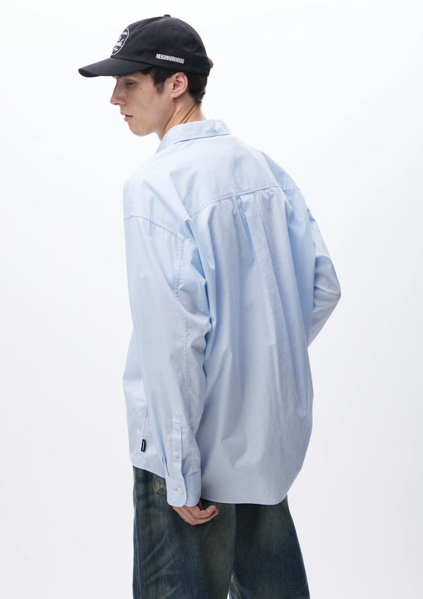 TRAD SHIRT LS/トラッド シャツ LS (SAX)