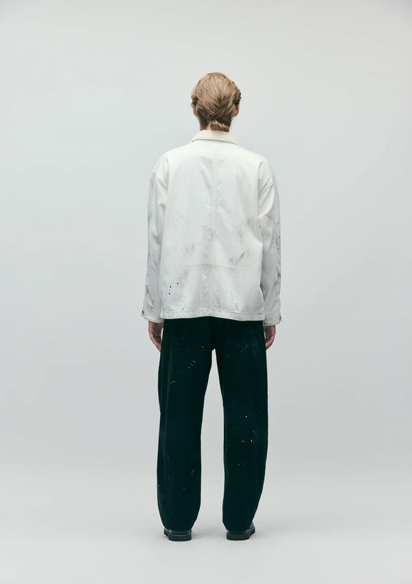 【NEIGHBORHOOD|ネイバーフッド】BW . WASHED COVERALL JACKET/BW .ウォシュドカバーオールジャケット(WHITE,BLACK)