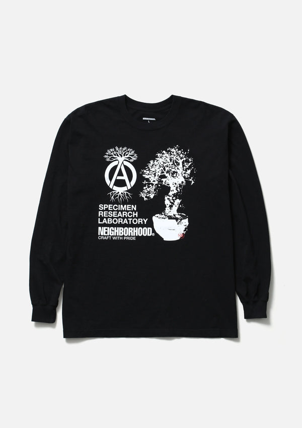 【NEIGHBORHOOD|ネイバーフッド】SRL . TEE LS-1(WHITE,BLACK)