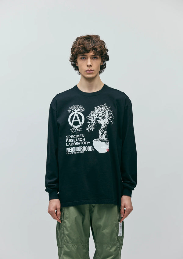 【NEIGHBORHOOD|ネイバーフッド】SRL . TEE LS-1(WHITE,BLACK)