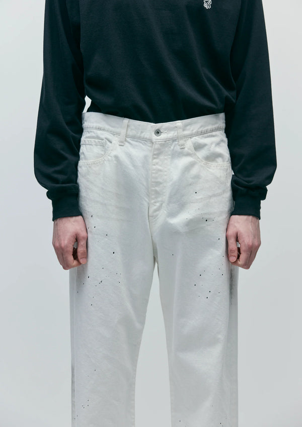 【NEIGHBORHOOD|ネイバーフッド】BW . WASHED DP BASIC PANTS/BW . ウォシュドDPベーシックパンツ(WHITE,BLACK)