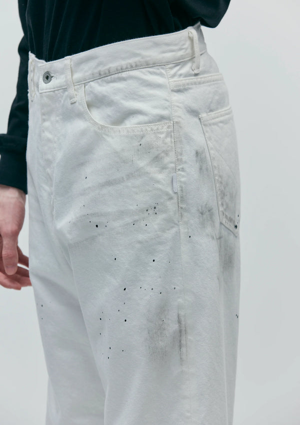 【NEIGHBORHOOD|ネイバーフッド】BW . WASHED DP BASIC PANTS/BW . ウォシュドDPベーシックパンツ(WHITE,BLACK)
