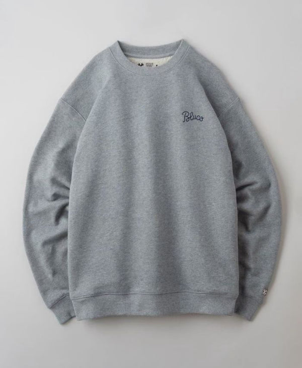 HEAVY PILE SWEATSHIRTS -EMB-|ヘヴィーパイル スウェット シャツ-EMB-(GRAY)