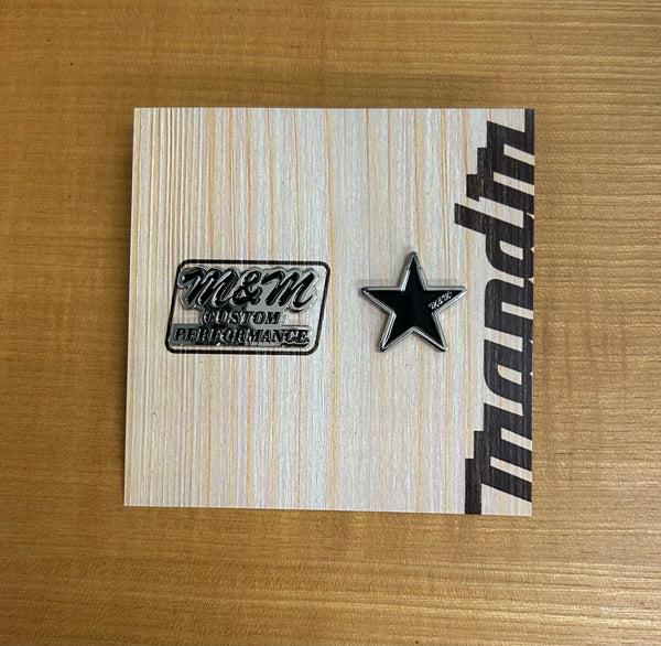 【M&M|エムアンドエム】PINS/ピンズ(BLACK)