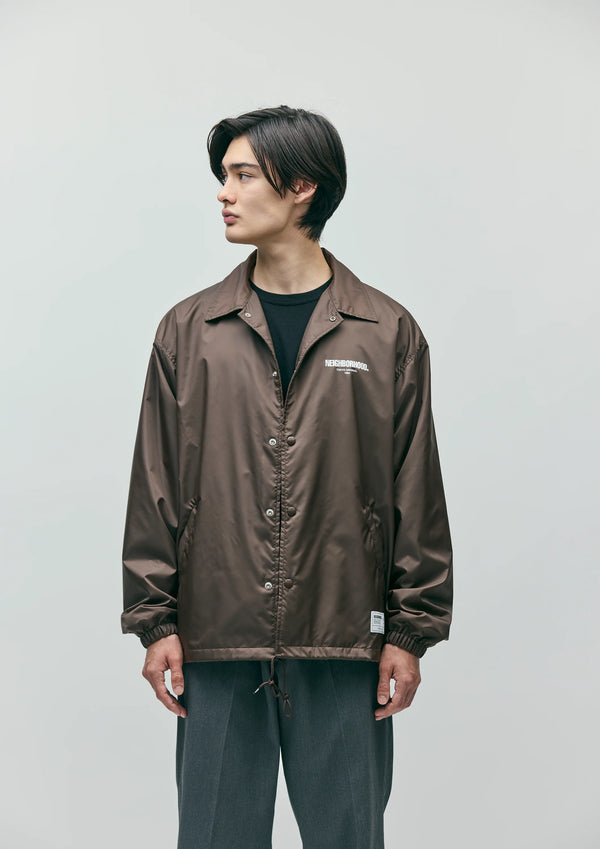 【NEIGHBORHOOD|ネイバーフッド】WINDBREAKER JACKET-1 /ウィンドブレーカージャケット-1(BLACK,BROWN,CHARCOAL)