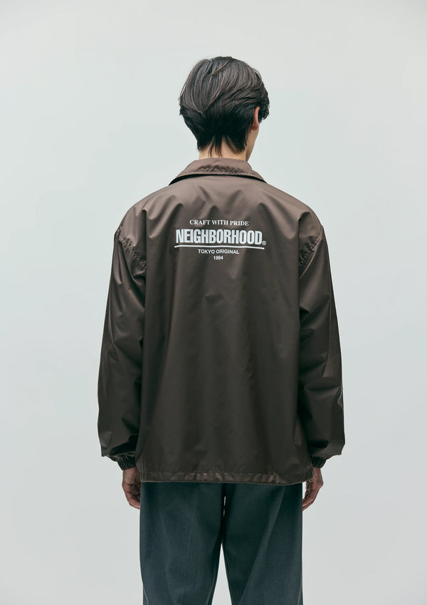 【NEIGHBORHOOD|ネイバーフッド】WINDBREAKER JACKET-1 /ウィンドブレーカージャケット-1(BLACK,BROWN,CHARCOAL)