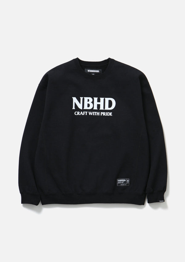 【NEIGHBORHOOD|ネイバーフッド】CLASSIC SWEAT SHIRT LS/クラッシックスウェットシャツ LS(BLACK,GRAY)