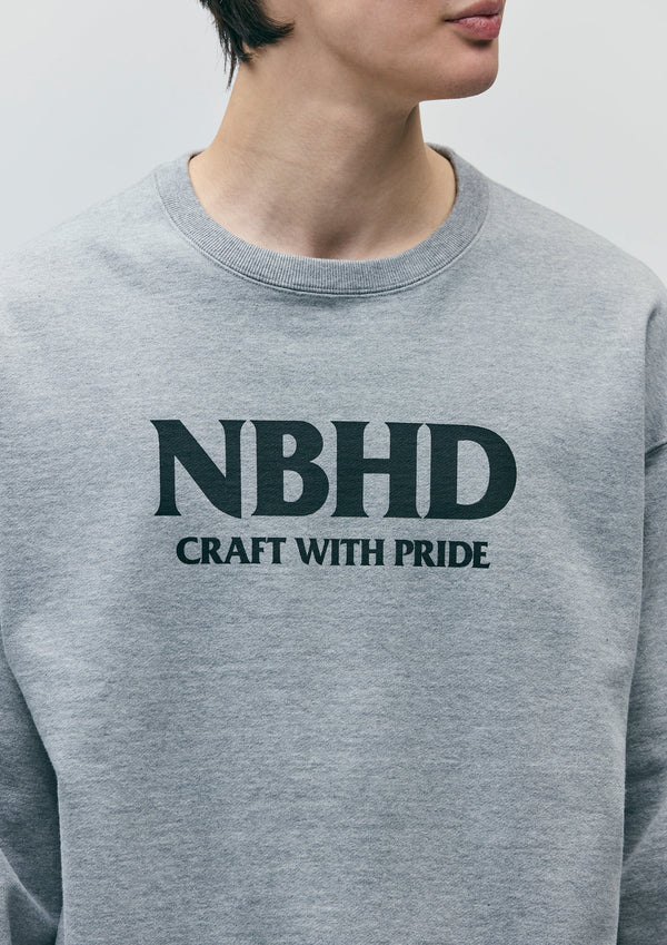【NEIGHBORHOOD|ネイバーフッド】CLASSIC SWEAT SHIRT LS/クラッシックスウェットシャツ LS(BLACK,GRAY)
