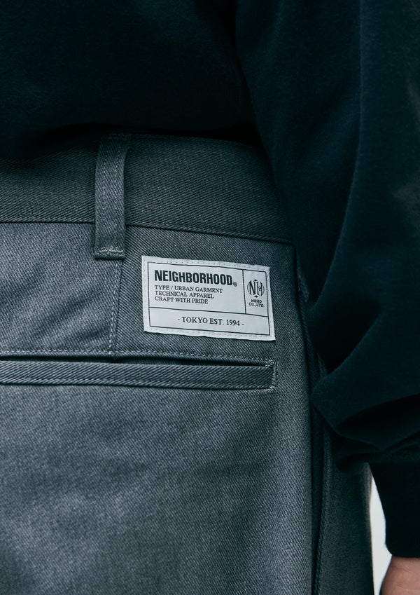 【NEIGHBORHOOD|ネイバーフッド】WP SLIM PANTS/WPスリムパンツ(BLACK,GRAY)