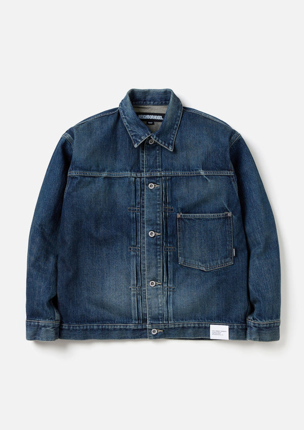 WASHED DENIM TYPE-1 JACKET/ウォッシュド デニム TYPE-1 ジャケット(INDIGO)