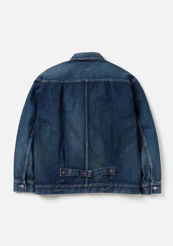 WASHED DENIM TYPE-1 JACKET/ウォッシュド デニム TYPE-1 ジャケット(INDIGO)