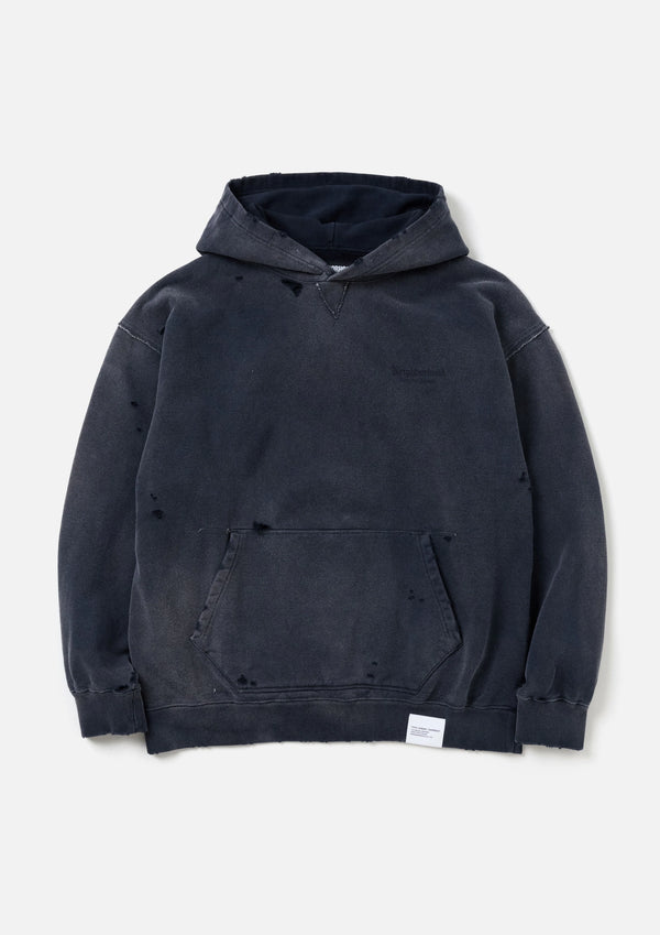 SAVAGE SWEAT HOODIE LS /サベージ スウェット フーディー LS(BLACK)