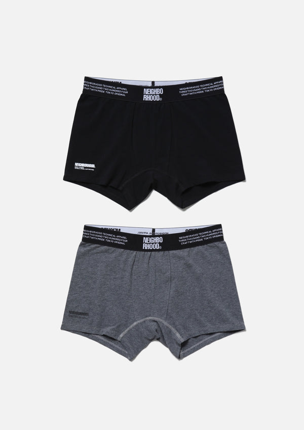 【NEIGHBORHOOD|ネイバーフッド】CLASSIC 2PACK UNDERPANTS/クラッシック2パックアンダーパンツ(BLACK×GRAY)
