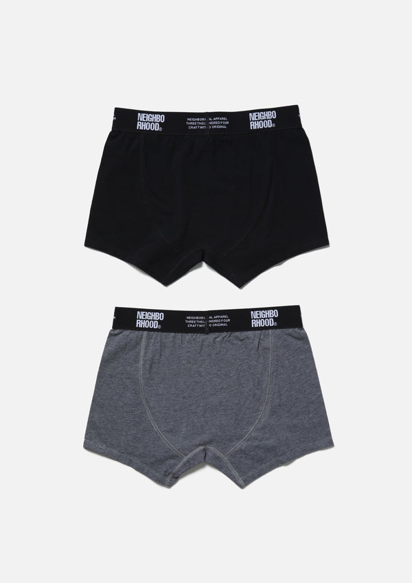 【NEIGHBORHOOD|ネイバーフッド】CLASSIC 2PACK UNDERPANTS/クラッシック2パックアンダーパンツ(BLACK×GRAY)