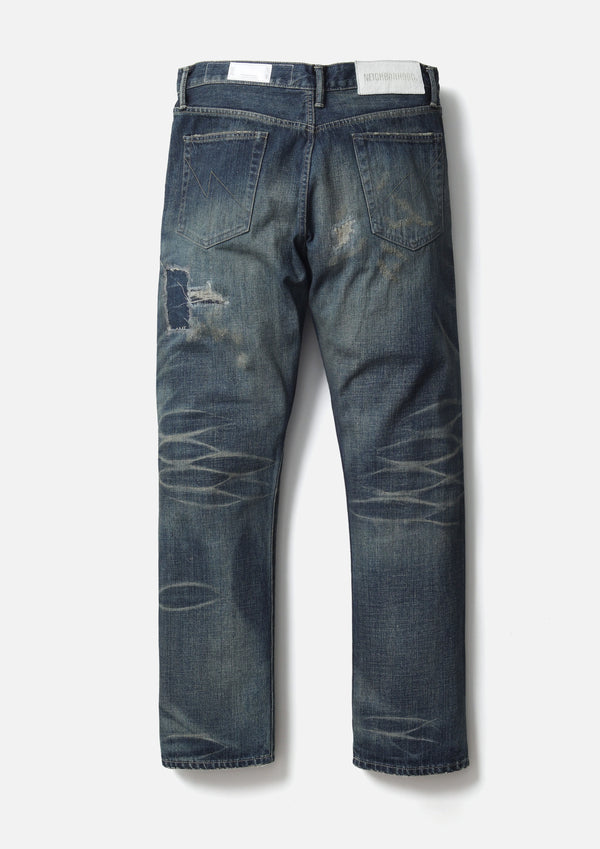 【NEIGHBORHOOD|ネイバーフッド】SAVAGE DENIM DP MID PANTS/サベージデニムDPミッドパンツ(INDIGO)