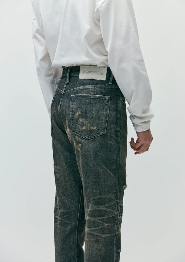 【NEIGHBORHOOD|ネイバーフッド】SAVAGE DENIM DP MID PANTS/サベージデニムDPミッドパンツ(INDIGO)