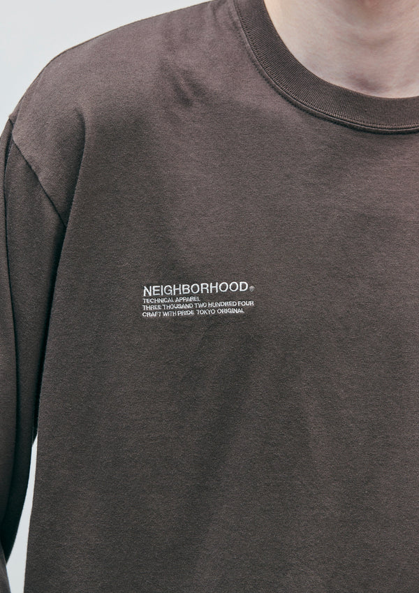 【NEIGHBORHOOD|ネイバーフッド】NH . TEE LS-12 (BLACK,BROWN,WHITE)