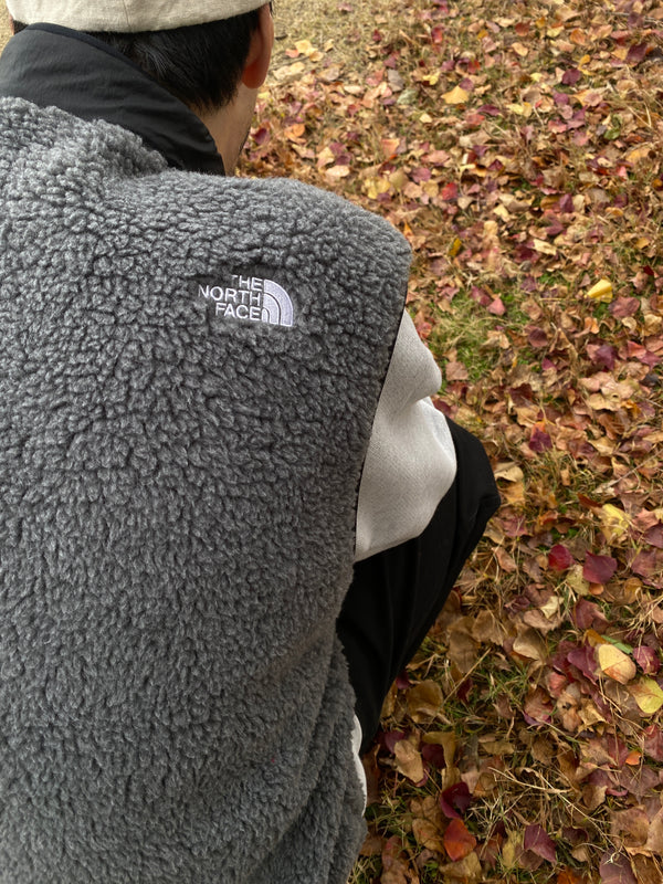 【THE NORTH FACE | ザノースフェイス】REVERSIBLE EXTREME PILE VEST/リバーシブルエクストリームパイルベスト(MK ミックスチャコールグレー×ブラック)