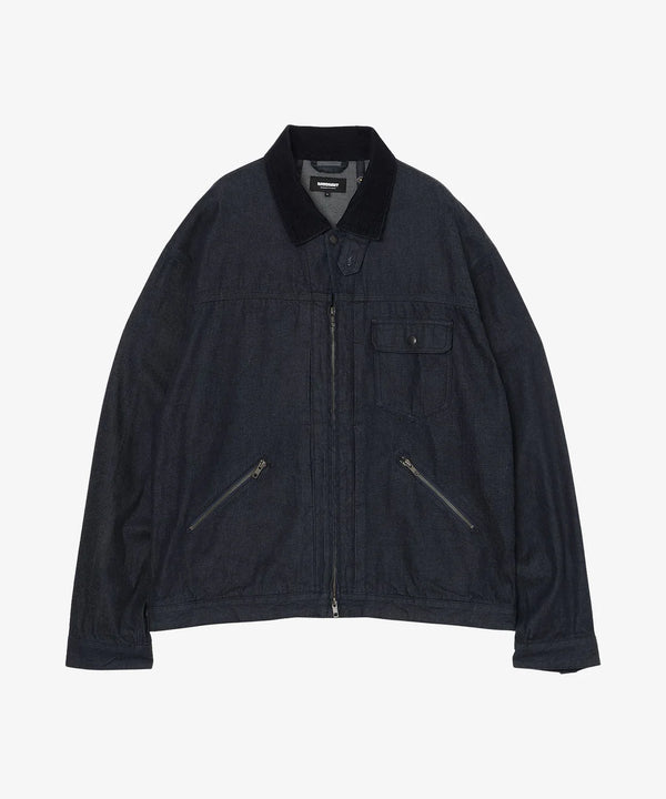 【MODMNT|モドメント】ZIP TRUCKER JKT/ジップトラッカージャケット(NAVY)