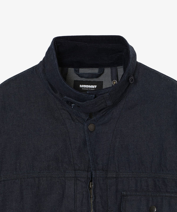 【MODMNT|モドメント】ZIP TRUCKER JKT/ジップトラッカージャケット(NAVY)