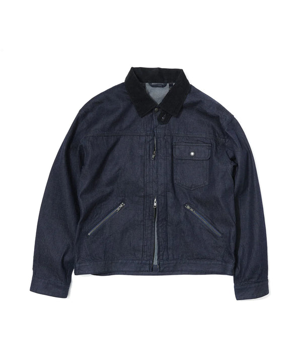 【MODMNT|モドメント】ZIP TRUCKER JKT/ジップトラッカージャケット(NAVY)