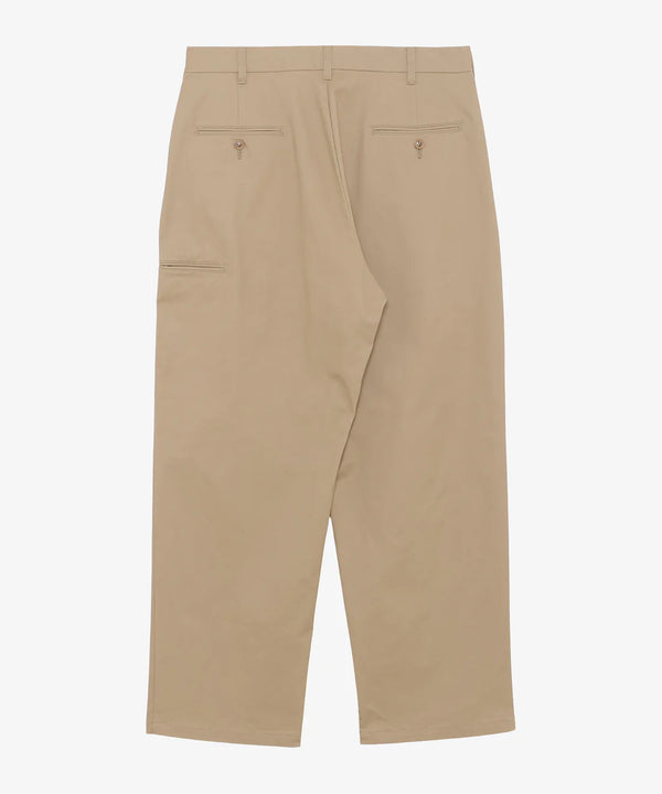【MODMNT|モドメント】WIDE CHINO PANTS/ワイドチノパンツ(BEIGE,D.NAVY)