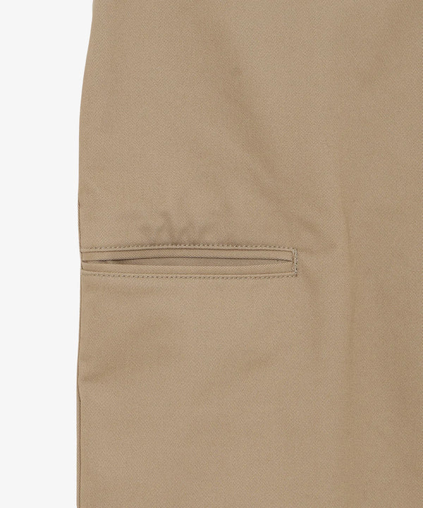 【MODMNT|モドメント】WIDE CHINO PANTS/ワイドチノパンツ(BEIGE,D.NAVY)