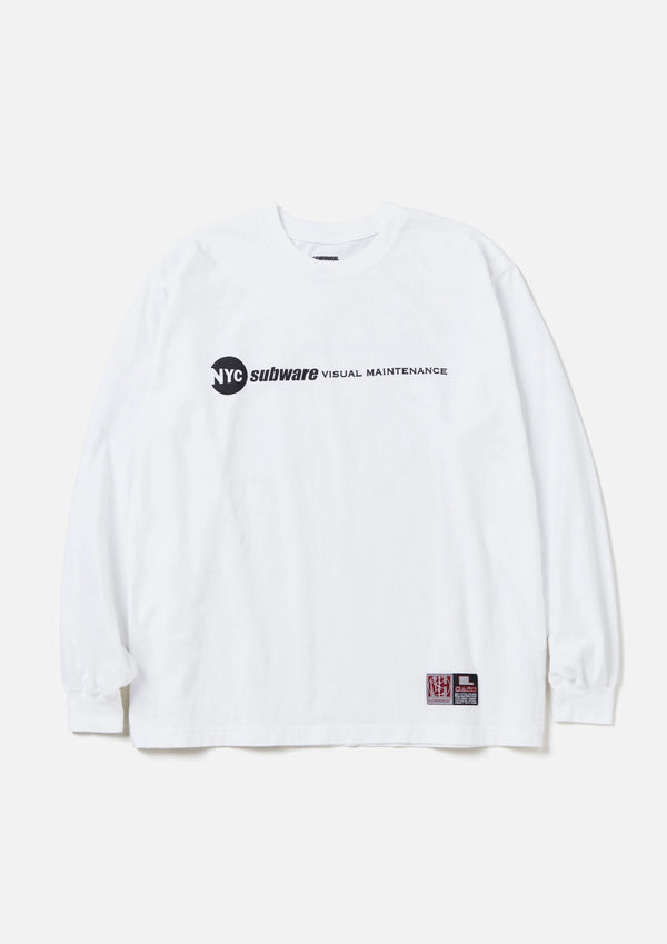 NH X SUBWARE . TEE LS-3  (WHITE)