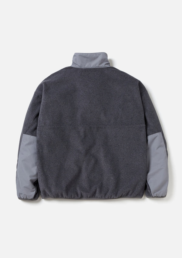 FLEECE HALF ZIP PULLOVER LS |フリース ハーフジップ プルオーバー LS(GRAY)