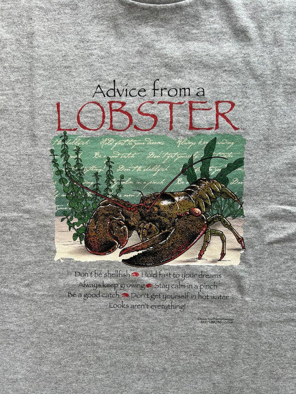 【ATLAS SCREEN PRINTING|アトラススクリーンプリンティング】VARIOUS PRINTS ADVICE LOBSTER/ヴェアリアスプリントアドバイスロブスター(SPORTS GREY)