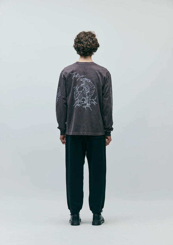 【NEIGHBORHOOD|ネイバーフッド】HERRINGBONE SWEAT PT/ヘリンボーンスウェットパンツ(GRAY,BLACK)