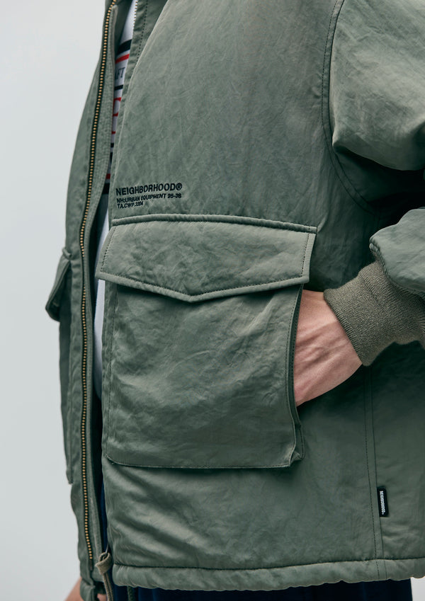 【NEIGHBORHOOD|ネイバーフッド】G-8 FLIGHT JACKET/G-8フライトジャケット(BLACK,OLIVE DRAB)
