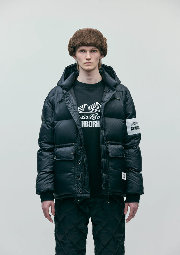 【NEIGHBORHOOD|ネイバーフッド】NH X EDDIE BAUER . KARAKORAM DOWN JACKET/NH Xエディーバウアー.カラコラムダウンジャケット(BLACK)