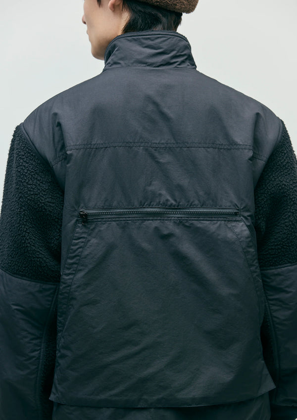 【NEIGHBORHOOD|ネイバーフッド】NH X EDDIE BAUER . FLEECE FISHING JACKET/NH Xエディーバウアー.フリースフィッシングジャケット(BLACK)