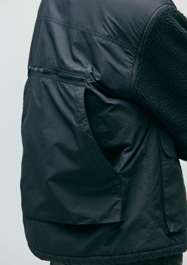 【NEIGHBORHOOD|ネイバーフッド】NH X EDDIE BAUER . FLEECE FISHING JACKET/NH Xエディーバウアー.フリースフィッシングジャケット(BLACK)