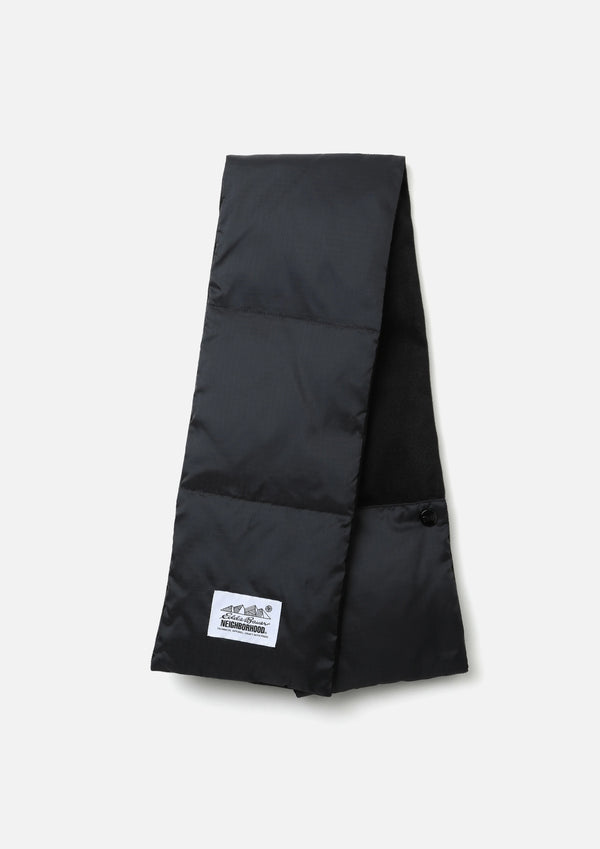 【NEIGHBORHOOD|ネイバーフッド】NH X EDDIE BAUER . DOWN MUFFLER/NH Xエディーバウアー.ダウンマフラー(OLIVE,BLACK)