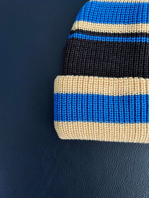 【NOROLL | ノーロール】CONFECTION BEANIE/コンフェクション ビーニー(BLUE)