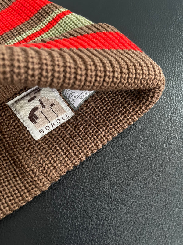 【NOROLL | ノーロール】CONFECTION BEANIE/コンフェクション ビーニー(RED)