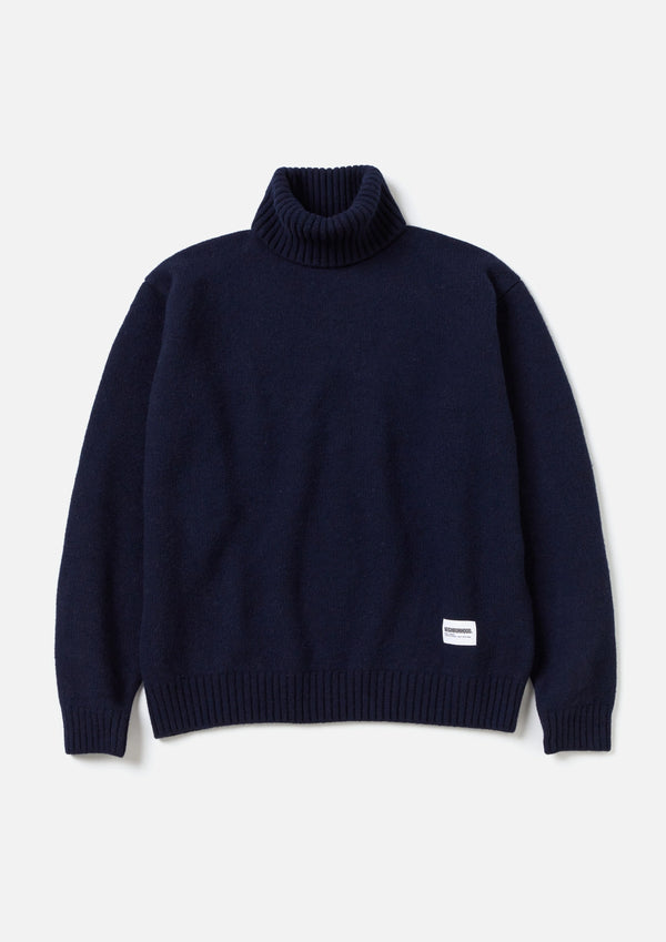 TURTLENECK SWEATER/タートルネック セーター(NAVY)