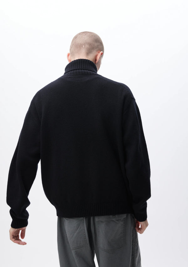 TURTLENECK SWEATER/タートルネック セーター(BLACK)