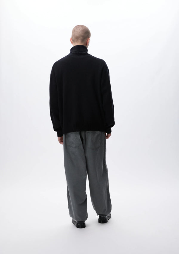 TURTLENECK SWEATER/タートルネック セーター(BLACK)