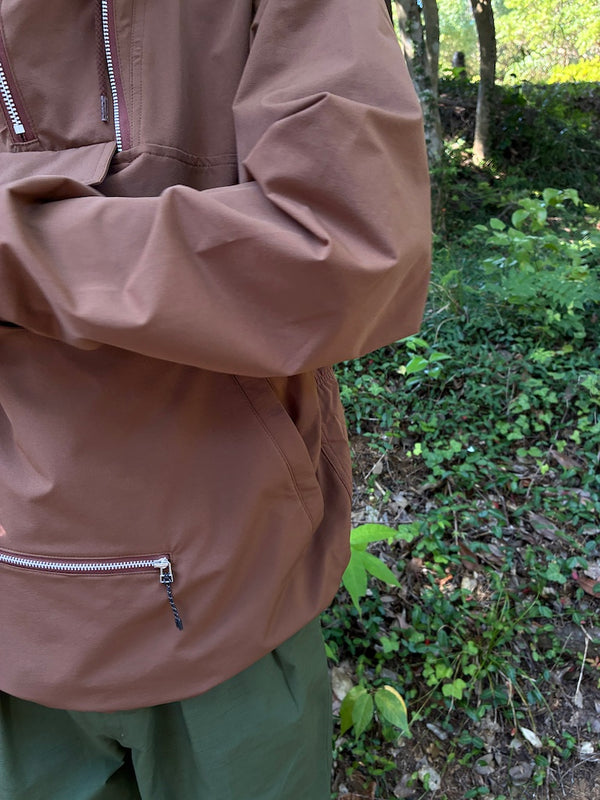 NOROLL|ノーロール SUGARI MESH ANORAK(YELLOW,BROWN)