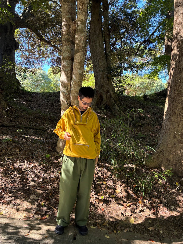 NOROLL|ノーロール SUGARI MESH ANORAK(YELLOW,BROWN)