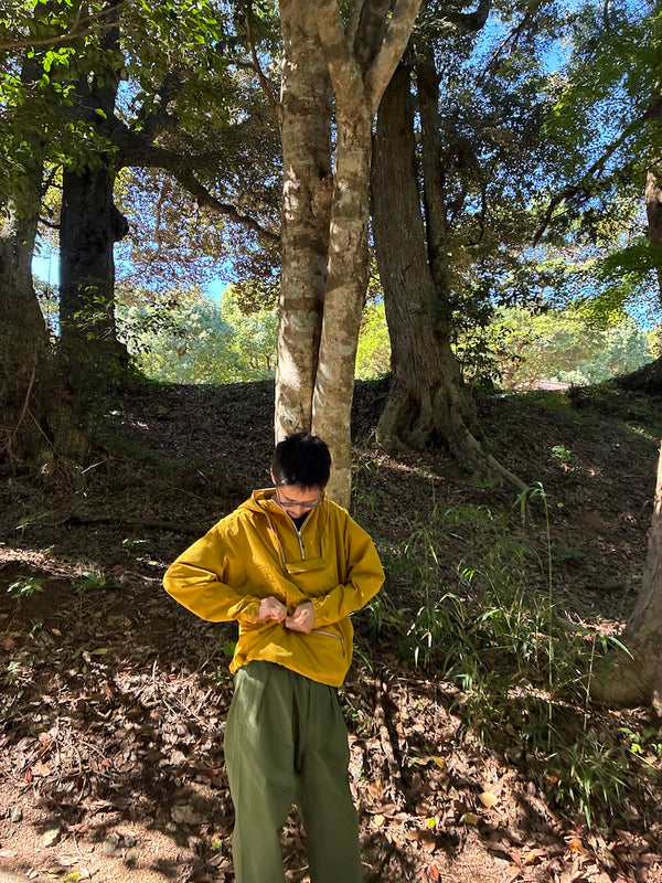 NOROLL|ノーロール SUGARI MESH ANORAK(YELLOW,BROWN)