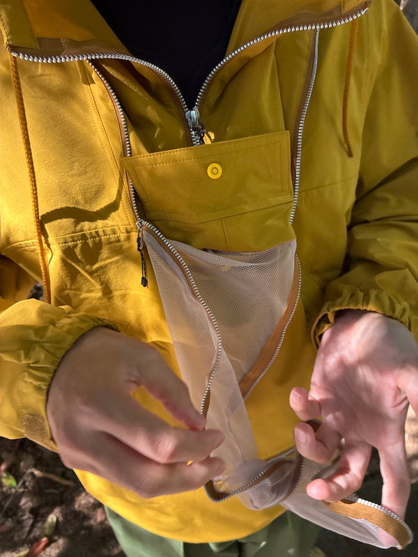 NOROLL|ノーロール SUGARI MESH ANORAK(YELLOW,BROWN)