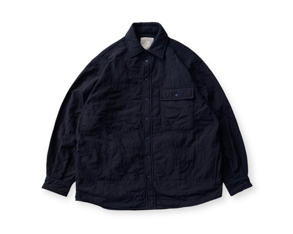 【PAPERSKY WEAR|ペーパースカイウェア】P-QUILT SHIRT/P-キルトシャツ(NAVY)